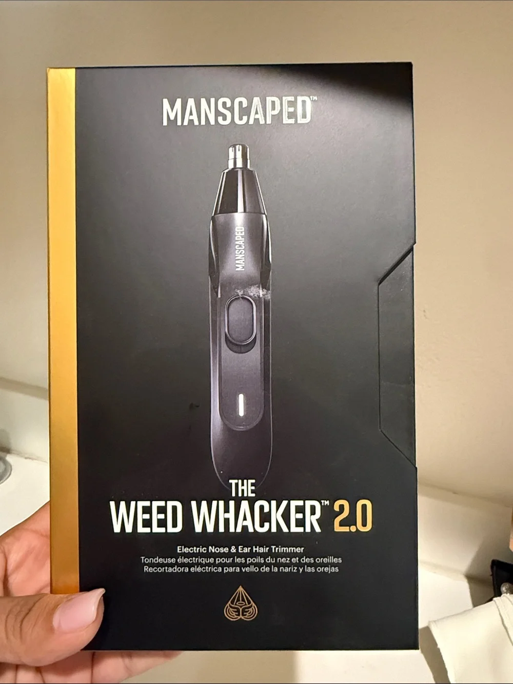 The Weed Whacker 2.0 Nose & Ear Hair Trimmer - Black